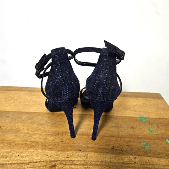 Michael Kors Antonia Sandal Glitter Lurex Size 7.5 - Picture 7 of 16